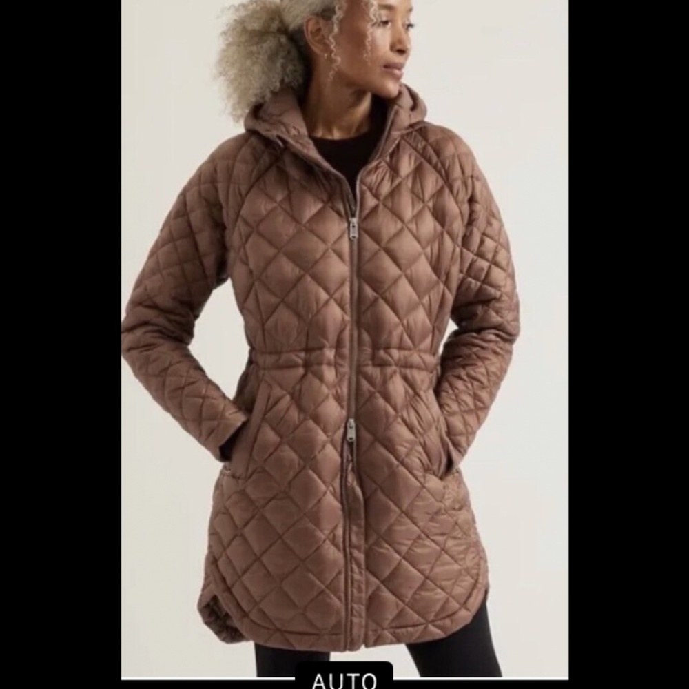 Athleta Whisper Featherless Parka Coat Size M NWT